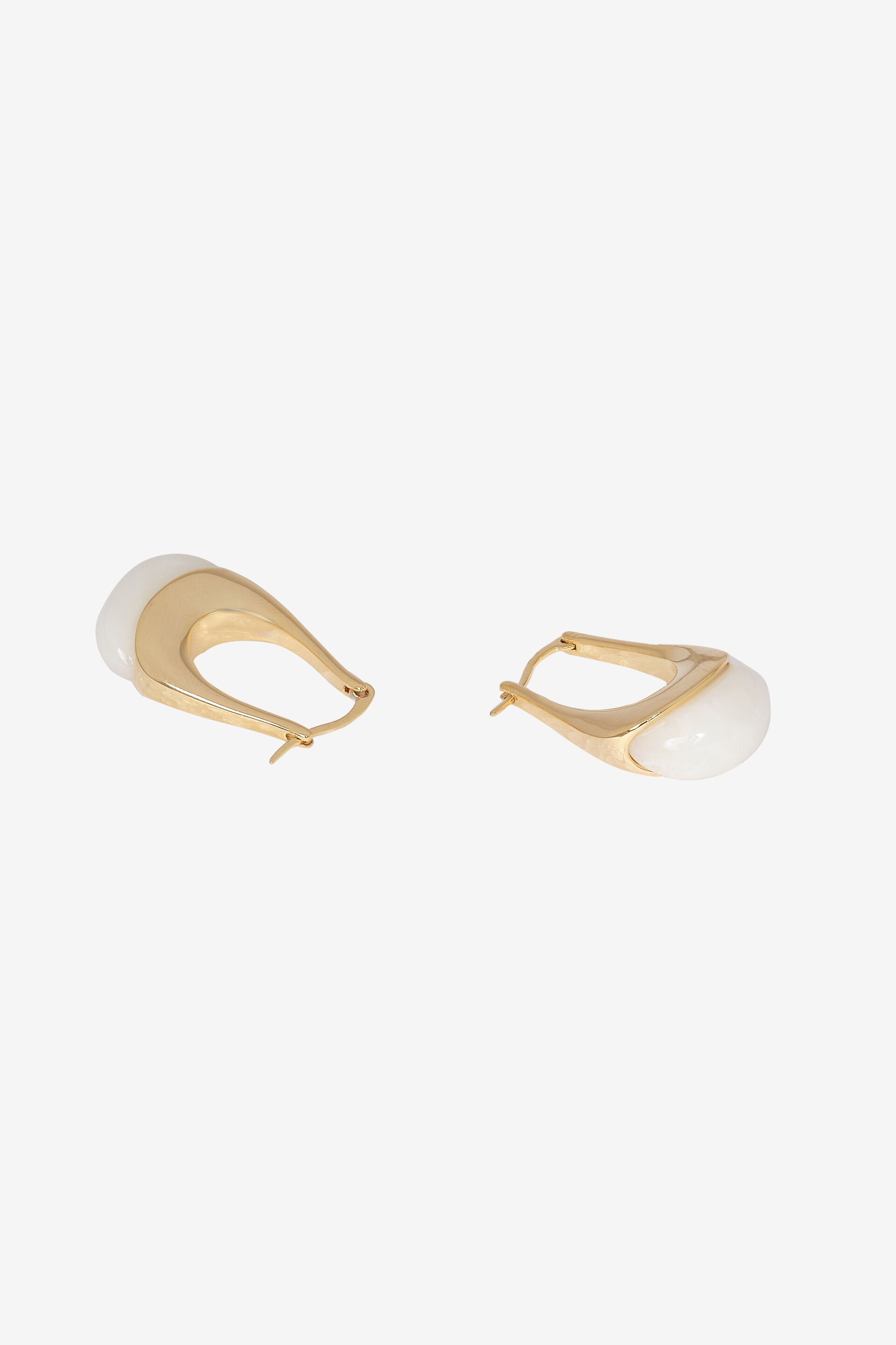 Ivory Oval Hoops, , image 3